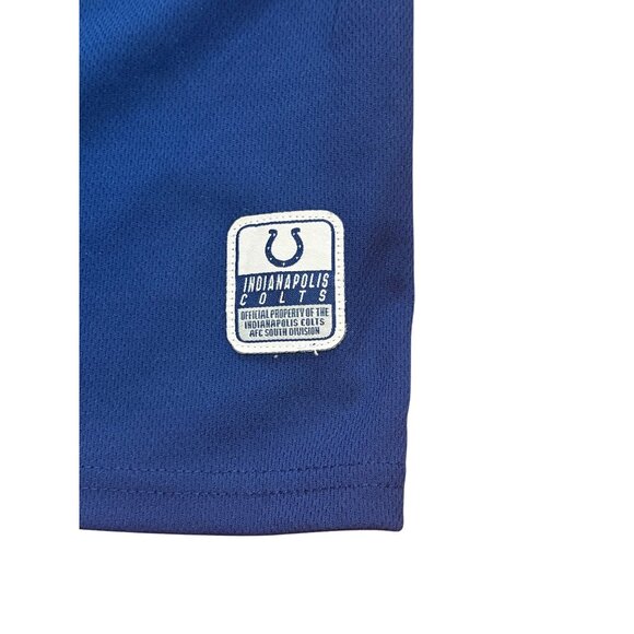 Indianapolis Colts NFL Team Apparel Baseball Jersey Blue Men's Large - Picture 6 of 8
